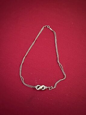Tiffany & Co. Sterling Infinity Pendant Necklace - Silver